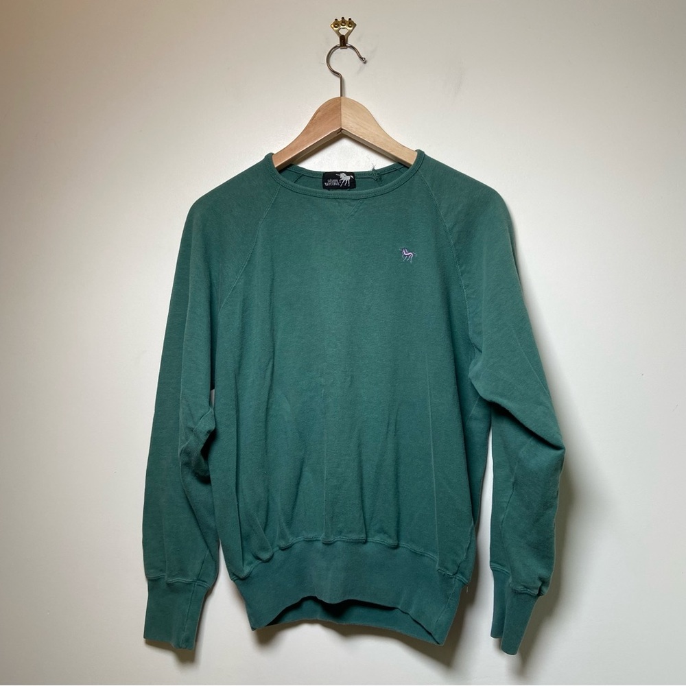 Vintage Silver Unicorn Raglan Sweatshirt